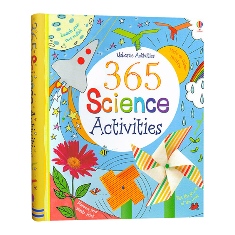 正版 Usborne 365 Science Activities 365个科学小实验活动册 儿童英语读物 动手实践 英文原版进口图书