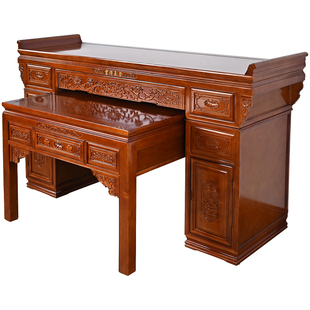 实木供桌香案家用现代简约神台佛桌农村客厅中堂柜财神爷香桌条案