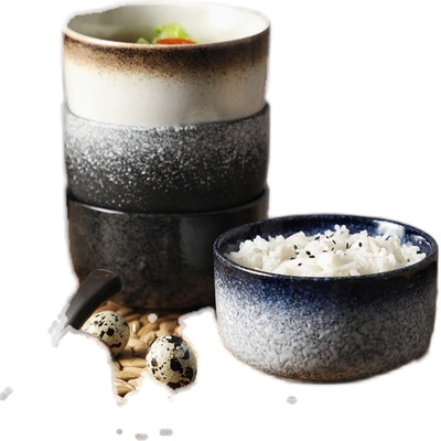 个性陶瓷碗家用套装色釉