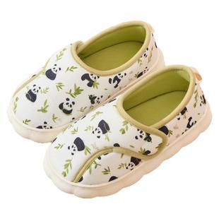 抗菌月子鞋女冬季12月包跟防滑魔术贴软底孕妇产后厚底棉拖鞋春秋