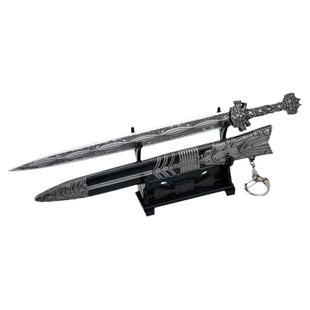 22CM古代名剑冷兵器欧冶子工布剑全金属武器模型工艺带鞘刀剑摆件