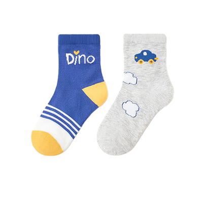 小龙人无骨男童春夏季薄款棉袜