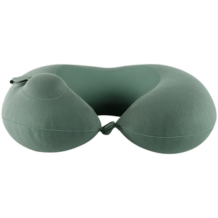 按压充气U型枕旅行护颈枕头飞机睡觉神器轻量便携脖子靠枕u形头枕