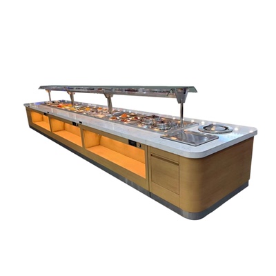 常拓快餐保温台商用中式自选自助