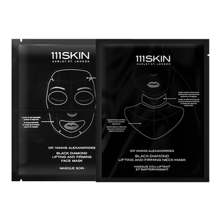 【新品尝鲜】111SKIN黑钻面膜1片+黑钻颈膜1片抗皱紧致体验装