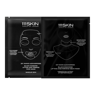 【新品尝鲜】111SKIN黑钻面膜1片+黑钻颈膜1片抗皱紧致体验装