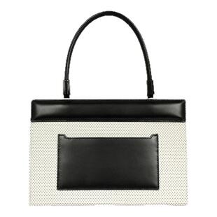 Riotlily/艾特里里黑白永恒系列简约优雅风琴包送女友新年礼物