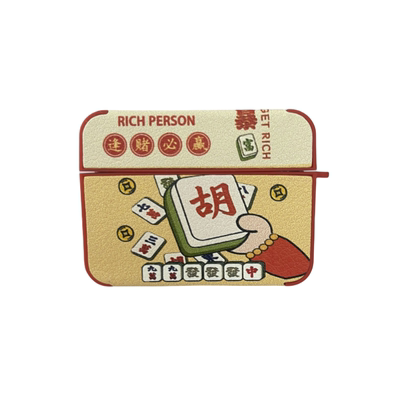 新年款麻将胡发苹果分体耳机套