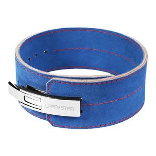 劳拉之星健身腰带杠杆扣专业健美训练举重深蹲硬拉牛皮护腰带男女