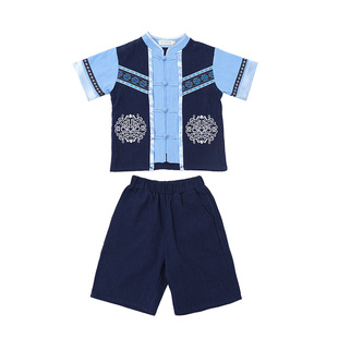 少数民族服装儿童广西壮族合唱六一演出服男女童苗族布依族表演服