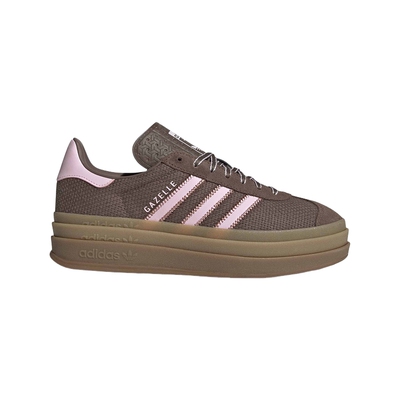 阿迪达斯三叶草秋女GAZELLE BOLD 「T头鞋」复古厚底板鞋 KI7225
