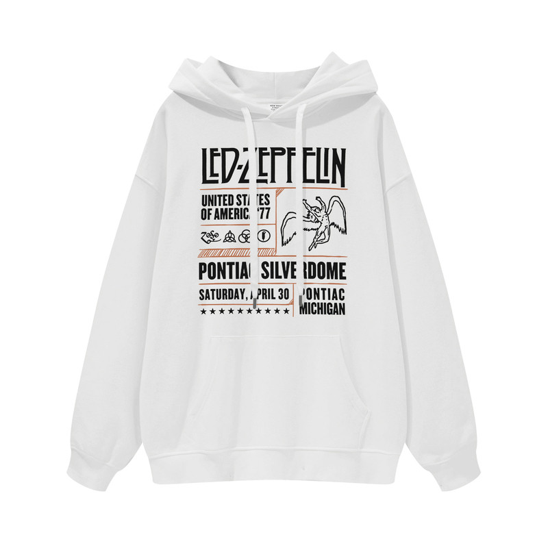 LedZeppelin摇滚圆领连帽卫衣