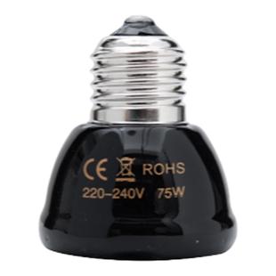 酷克宠物陶瓷加热灯寄居蟹仓鼠取暖灯鹦鹉过冬保暖灯恒温加热无光