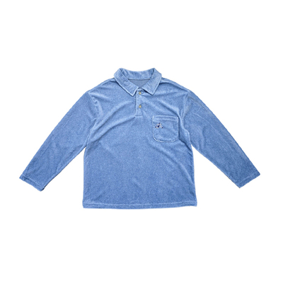 ppapa秋季毛巾棉感软糯宽松绒衫