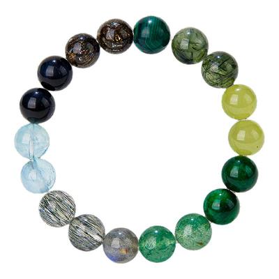 旺财运手链平衡五行补缺喜用水木天然水晶可定制手串男女款本命年