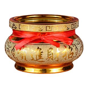 香炉家用室内陶瓷烧香炉香薰炉沙金供佛上香炉碗供奉香灰炉插香碗