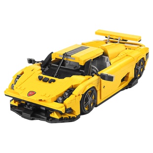 拼图拼搭柯尼塞格兰博基尼布加迪科尼塞克超跑中国拼装积木10018