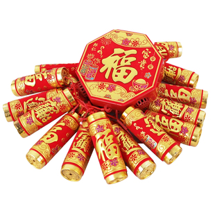 仿真新型电子鞭炮超响家用爆竹室外结婚庆乔迁充电鞭爆机巨响炮仗