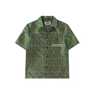 【明星私服】CNC男装奥莱春夏花版翻领衬衫外套男款轻薄开衫夹克