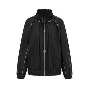 SHRO ENRO runway like breathe系列 亮银饰珠衬衣外套女  301469