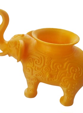 创意仿真青铜象尊造型塑料摆件