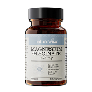 Naturewise双甘氨酸镁补剂镁元素补充剂补镁胶囊女士成人非片粉