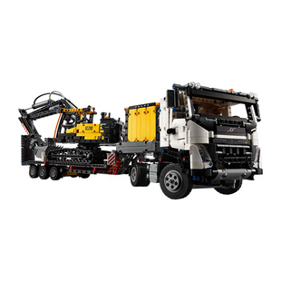 乐高官方旗舰店42175机械组卡车和绿色动力挖掘机积木儿童玩具