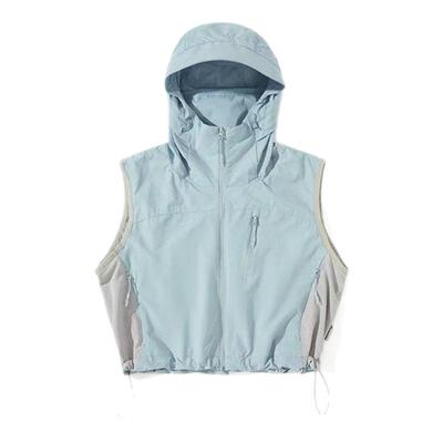 户外吸湿排汗叠穿无袖马夹外套女