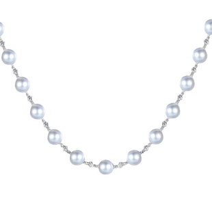 akoya海水珍珠巴洛克项链女真多麻色满天星强光异形颈链倪妮同款