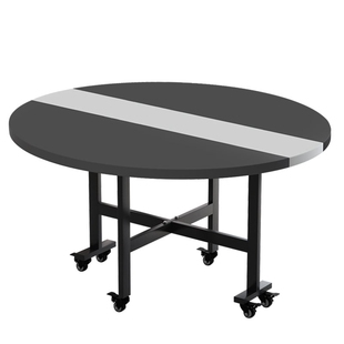 折叠桌餐桌家用多功能可移动桌子圆形桌面吃饭桌子小户型简约桌子