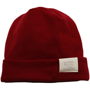 婴儿帽子秋冬款新生儿帽羊绒棉套头帽女宝宝男童无檐小月龄胎帽