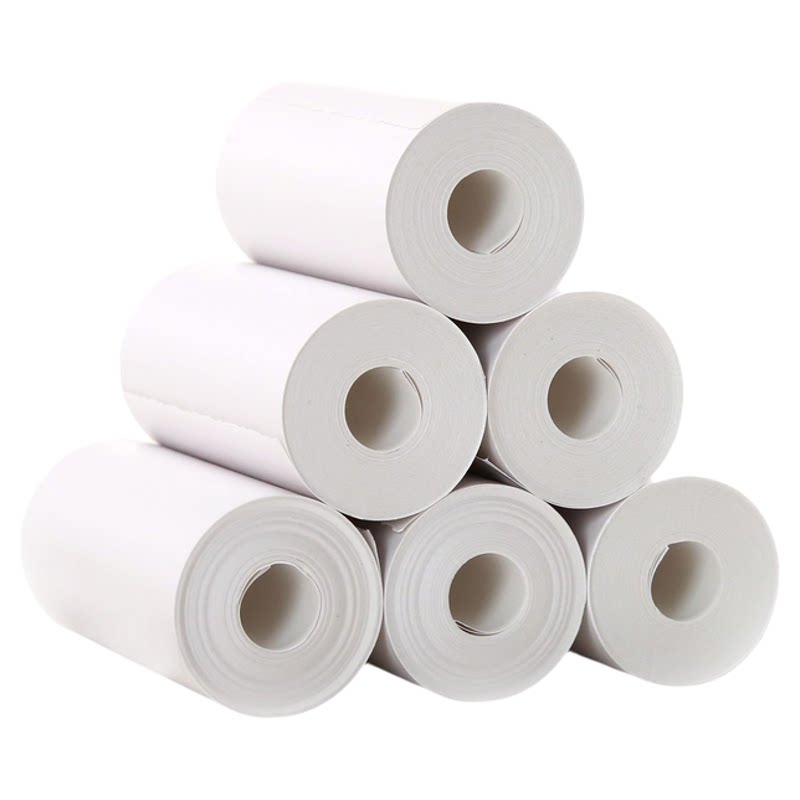 爱立熊A2错题打印纸适配C6/A6/A8热敏纸2寸通用长效不干胶57mm