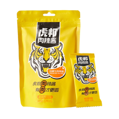 虎邦鲁西牛肉酱商用外卖15g袋装