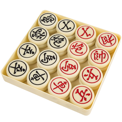 玉化石麻将料实心木质中国象棋