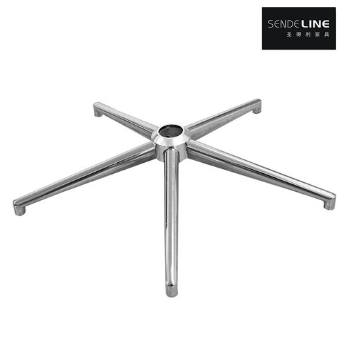 办公椅脚五金配件转椅底座底盘镀铬五椅子脚爪五星腿