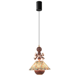 梵华法式复古儿童房卧室床头小吊灯可升降现代简约护眼餐厅吊线灯