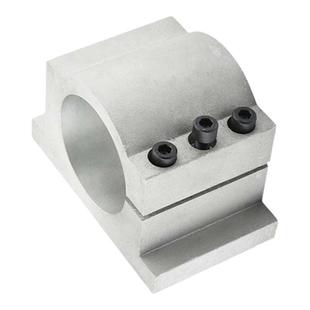 雕刻机电主轴夹具 铸铝80/100固定座 广告木工多头雕刻机马达抱座