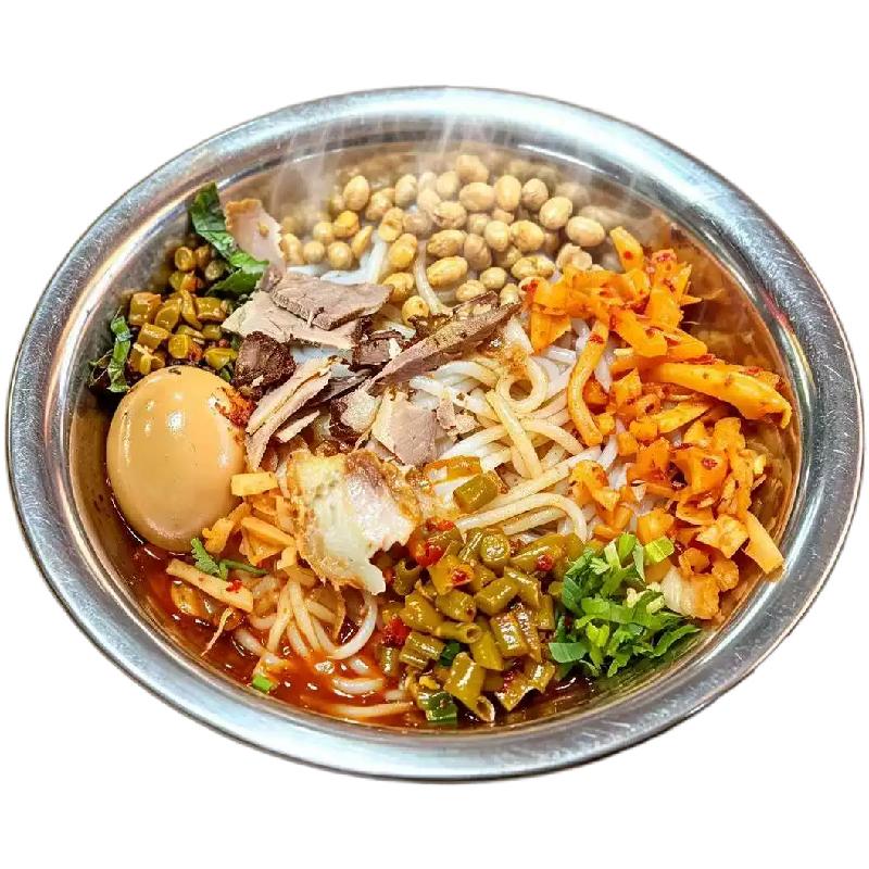 桂林米粉三碗中通自动包邮速食米粉冷链包装锁鲜发货方便卤菜切粉