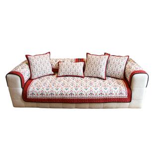 奥比森美式复古沙发垫轻奢高级感设计师款布艺防滑坐垫套罩可定制