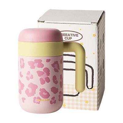 摩登主妇桌面保温杯带手柄泡茶杯