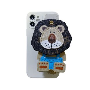 立体小狮子皮腕带适用于苹果18手机壳iphone16promax保护套14Pro软12潮牌11女款17Plus防摔xsmax卡通15个性13