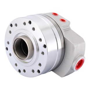 高速中空回转油缸数控中心4/5/6/8/10寸高精度液压三爪卡盘回转缸