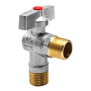 潜水艇球阀全开大流量角阀黄铜燃气热水器冷热三角阀开关4分阀门