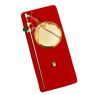 喜秤抓周秤结婚六证婚礼小铜称杆秤金黄色宝宝周岁启蒙玩具道具秤