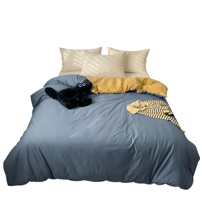 0支简约100全棉纯色被套