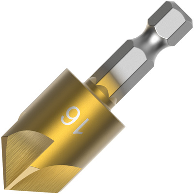 六角柄五刃倒角90度扩孔沉孔