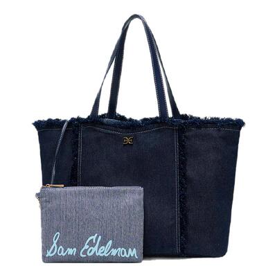 SAM EDELMAN山姆爱德曼新款大容量手提子母牛仔流苏托特女包IRINA