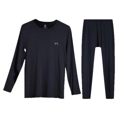 猫人纯棉男士秋衣秋裤套装