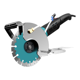 博大长臂开槽机可切高3米无刷单片开槽机切墙无尘水切割机混泥土