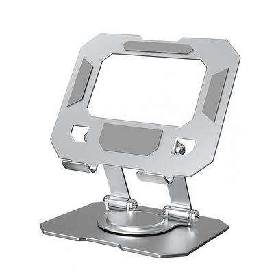 360旋转电脑支架全金属碳素钢iPad平板支撑架吃鸡画画懒人可折叠便携调节升降散热底座增高架13寸绘画专用